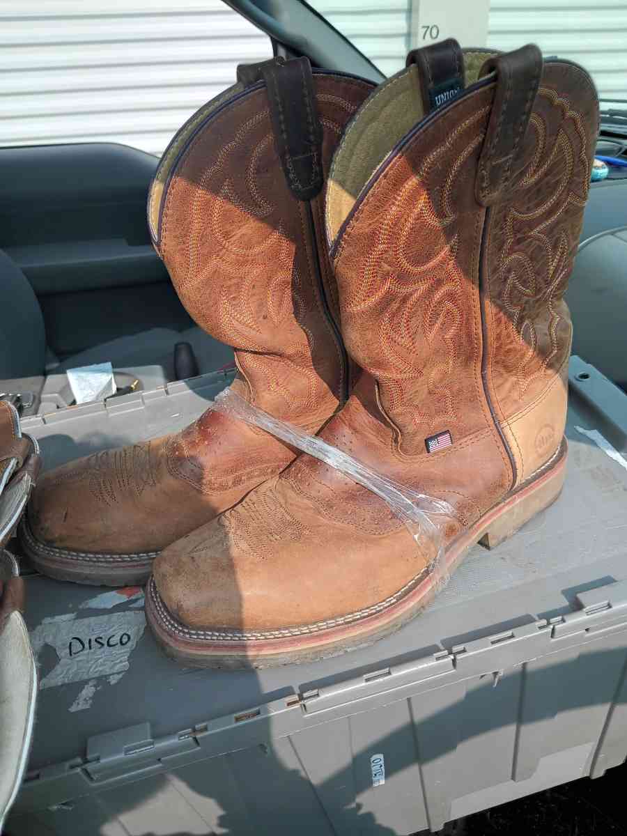 double H square steel toe work boots - Grimes, Iowa - FleaMarketBay