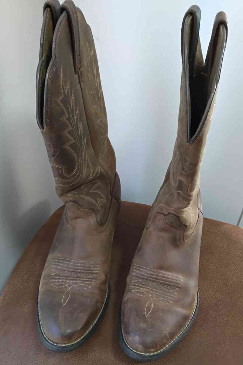 ARIAT WOMENS WESTERN BOOTS SIZE 65 COWGIRL BROWN LEATHER - Pauline, South Carolina - FleaMarketBay