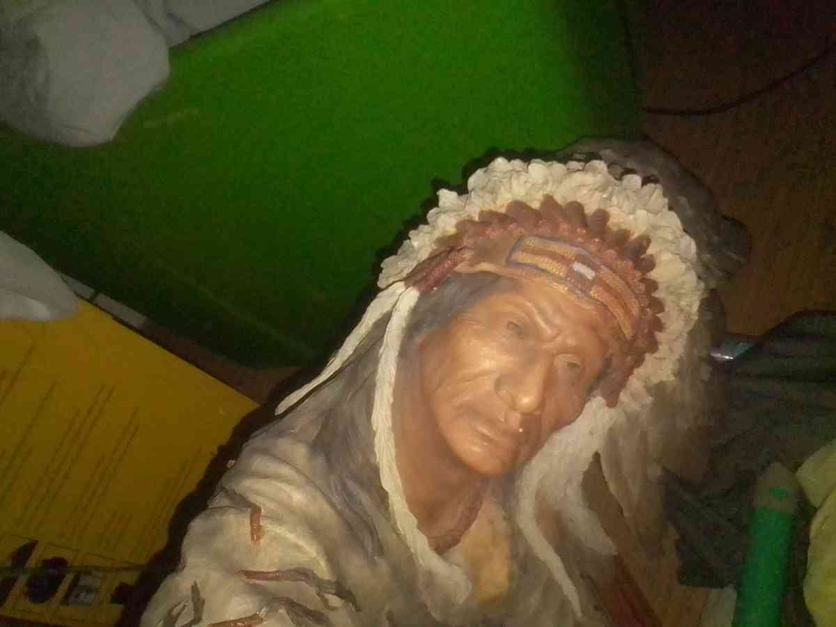 Indian statue - Lake Placid, Florida