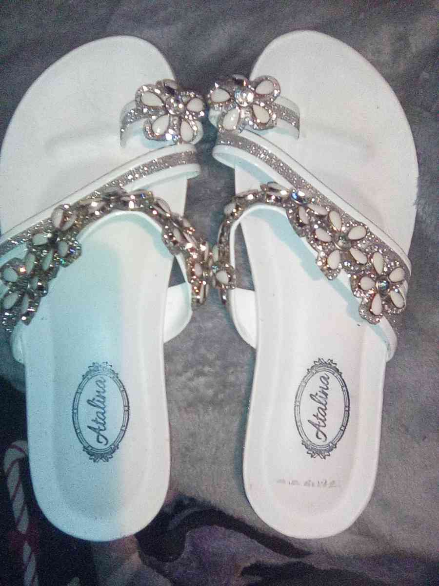 sequined white atalina shoes - Pensacola, Florida
