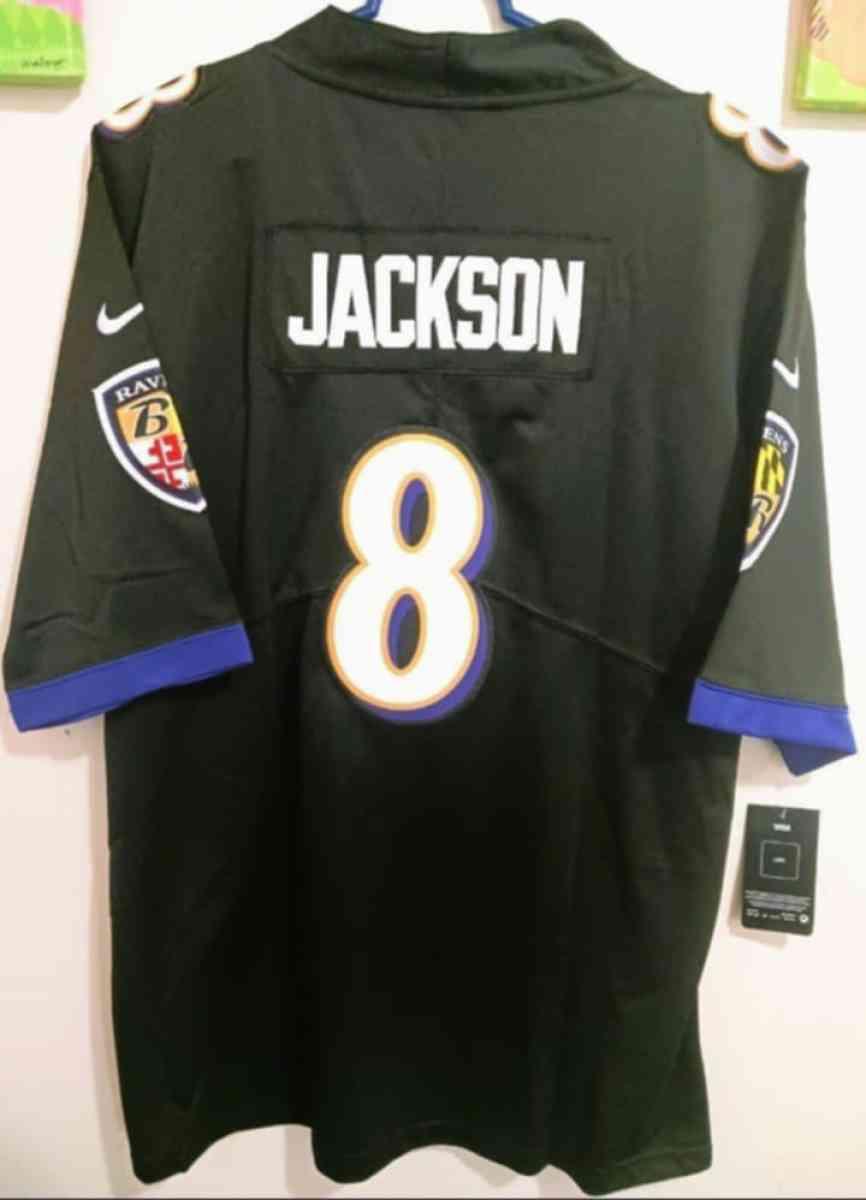 L JACKSON Ravens jersey XL or Large stitches