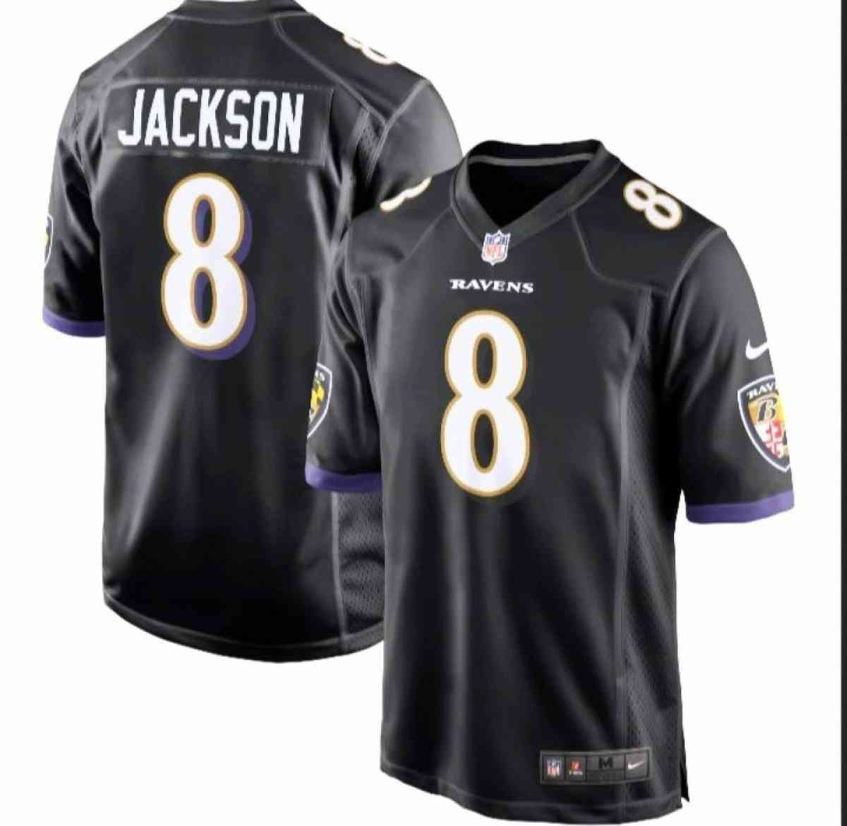 L Jackson Ravens QB jersey  Large Stitched