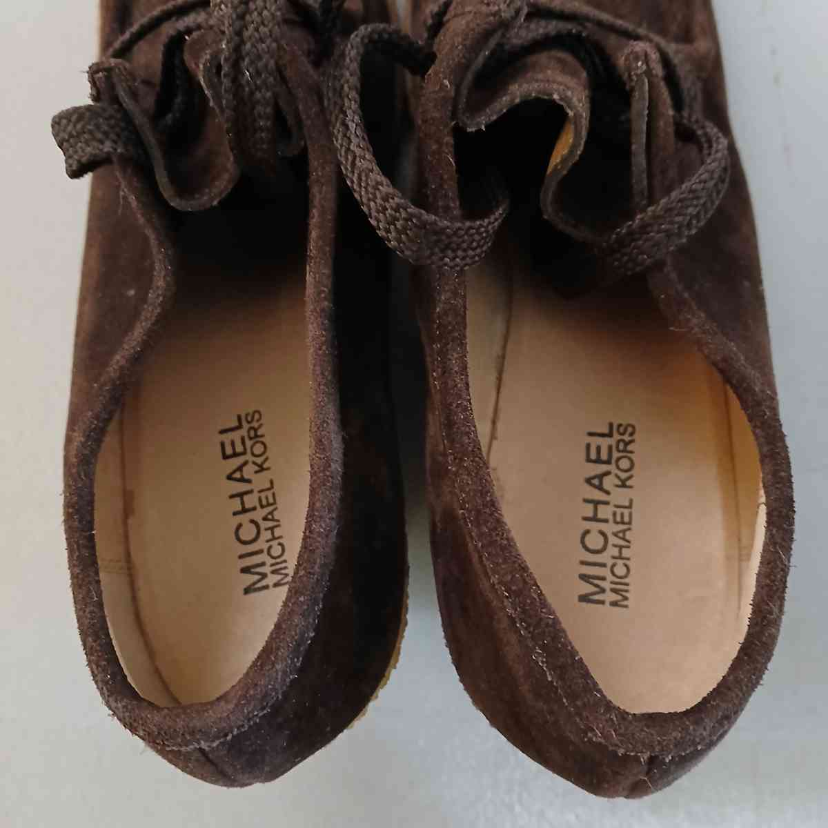 Michael Kors Wedge LaceUp Bootie Ankle Shoes Size 8 - Indianapolis, Indiana - FleaMarketBay