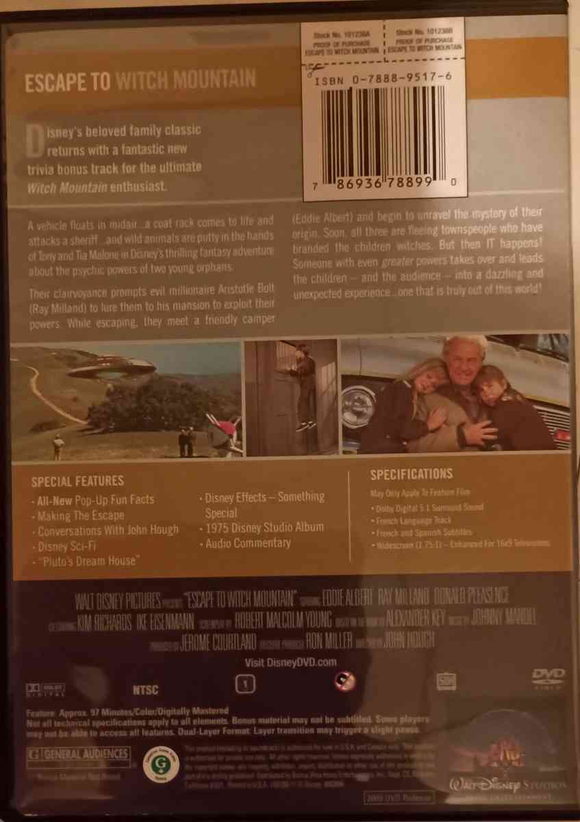 2 Walt Disney family DVD movies - Shamokin, Pennsylvania - FleaMarketBay