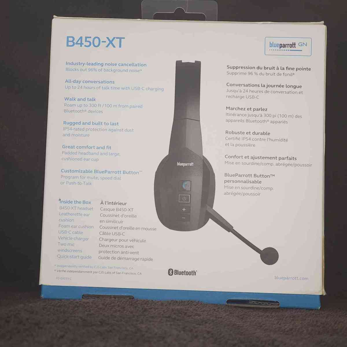 Blue Parrott Headset  Model B450XT  Brand New Open Box - Rock Island, Tennessee - FleaMarketBay
