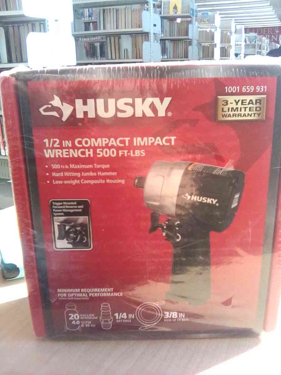husky compact impact battery powered wrench - Agency, Missouri - FleaMarketBay