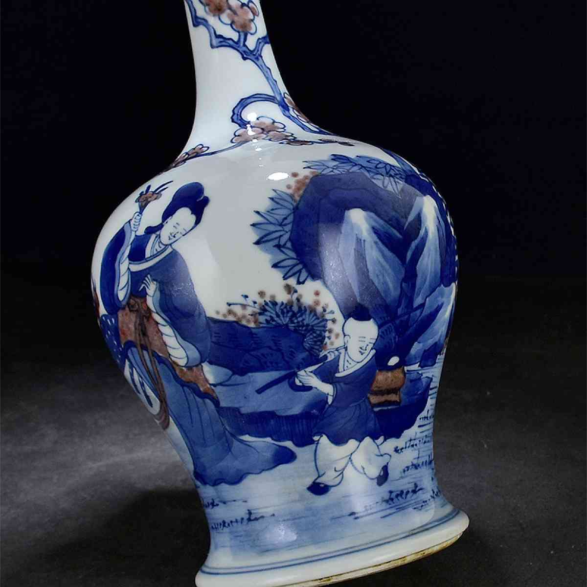 Chinese blue and white porcelain vase antique porcelain - Alicia, Arkansas - FleaMarketBay