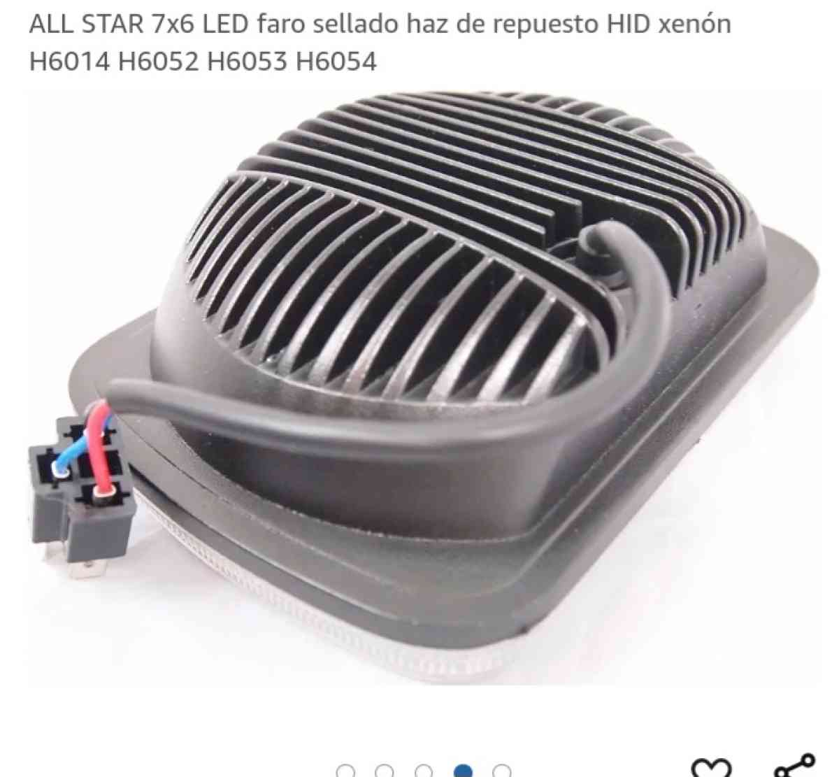 par de faros rectangulares entrada h4 led - Atlanta, Georgia - FleaMarketBay