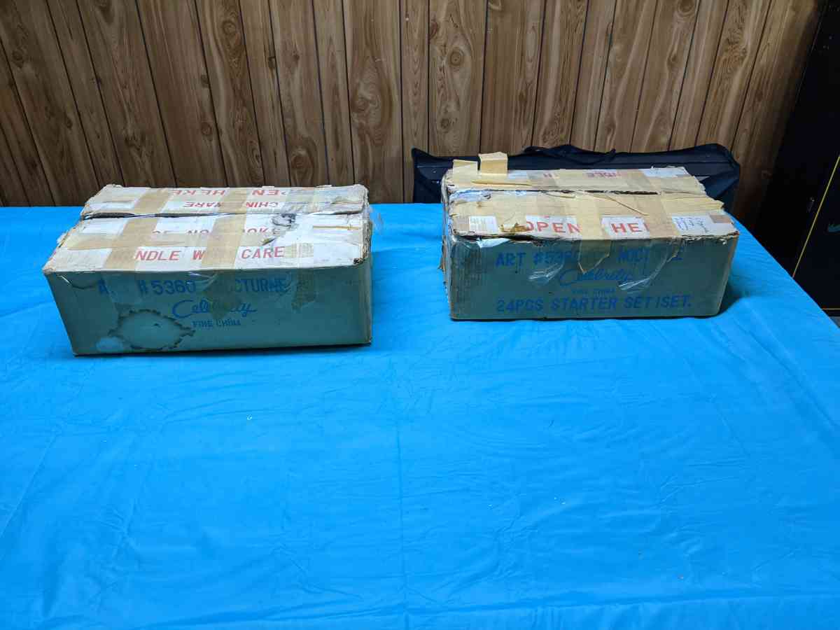 Fine China Two Boxes Of 24 Pce Set - Saint Paul, Minnesota - FleaMarketBay