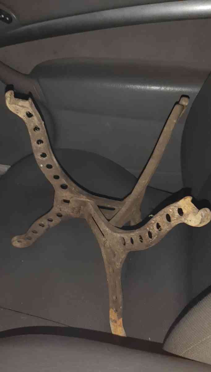 old hot water heater stand - Winlock, Washington