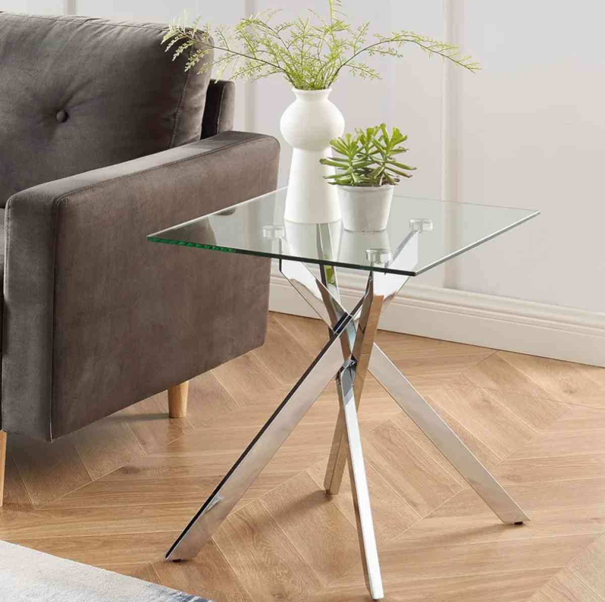 Edwins Choice Glass Side Table - Richfield, Ohio
