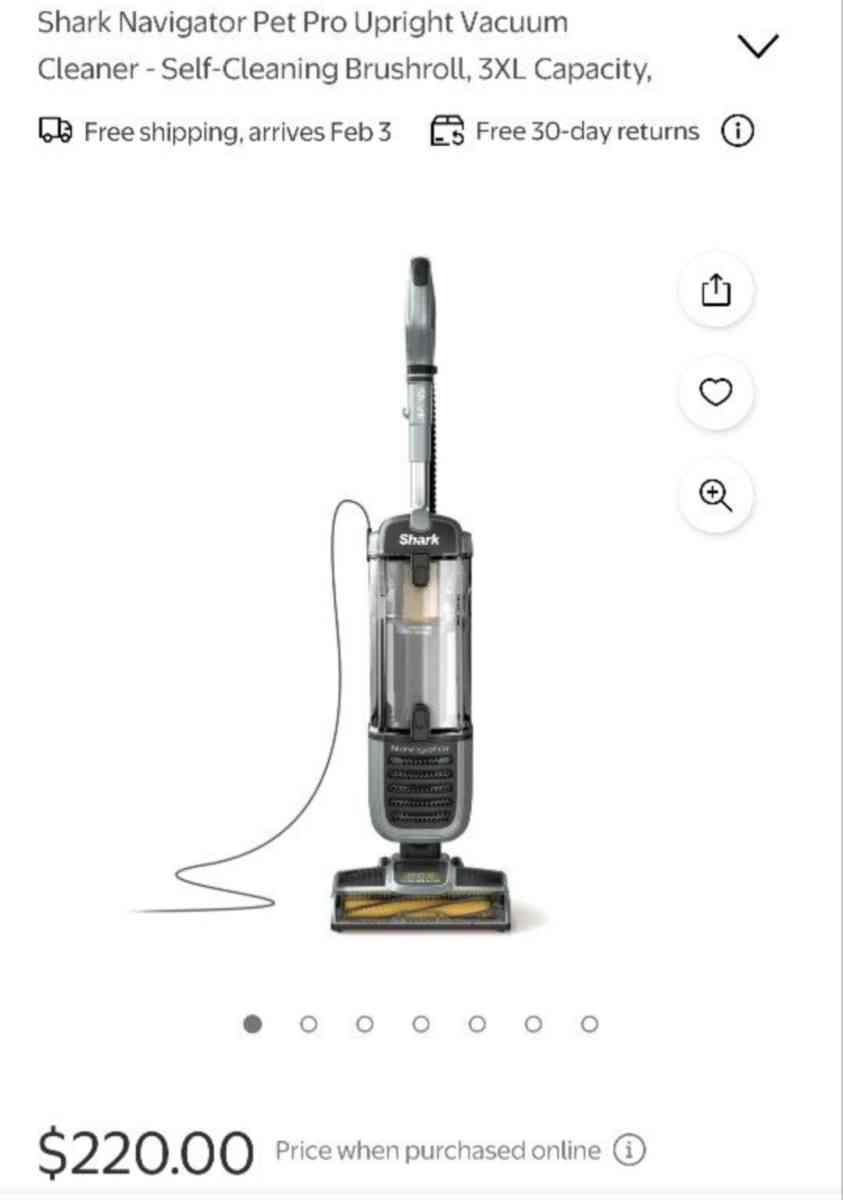 Shark Navigator Pet Pro Upright Vacuum with SelfCleaning Bru - Stockton, California - FleaMarketBay