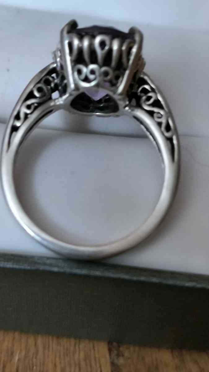 Kabana Sterling Amethyst Ring - Greenville, Illinois - FleaMarketBay
