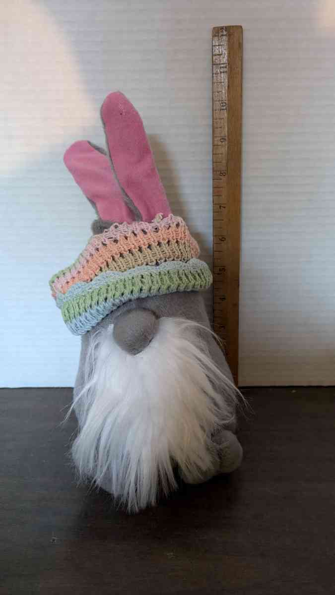 Rare Gnome Rabbit Stuffed Animal With A Rainbow Colored Crot - Phoenix, Arizona - FleaMarketBay