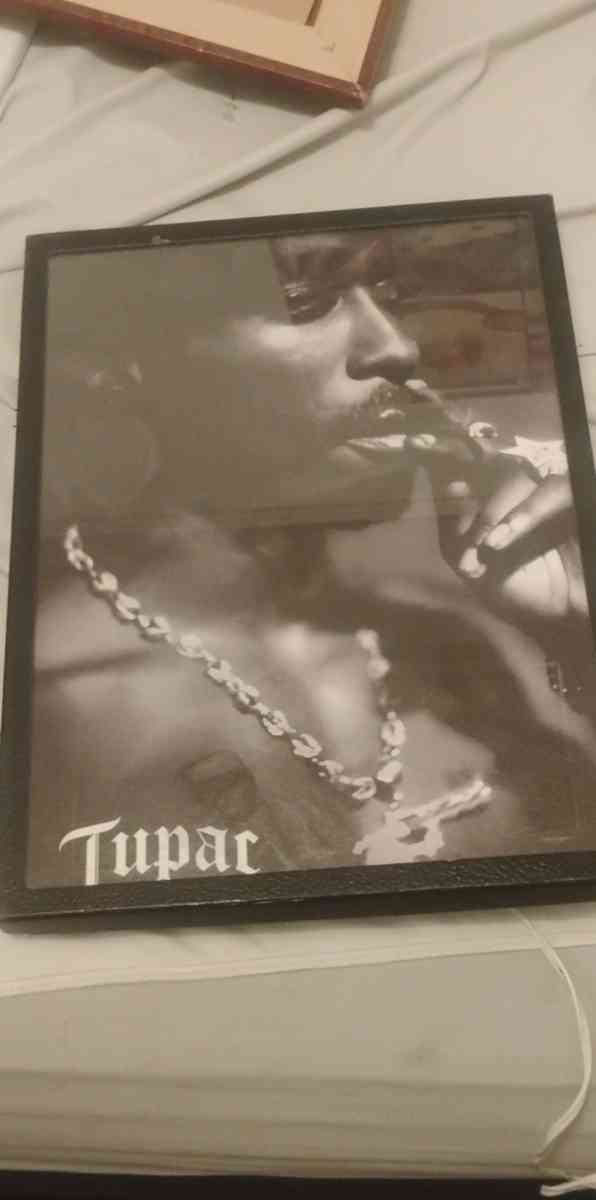 Tupac 8x12 Canvas Wall Art - Arlington, Texas