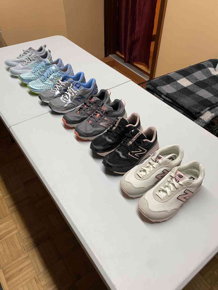 6 Pairs Womens New Balance Sneakers Bundle 9 and 9 Half - Frederick, Maryland