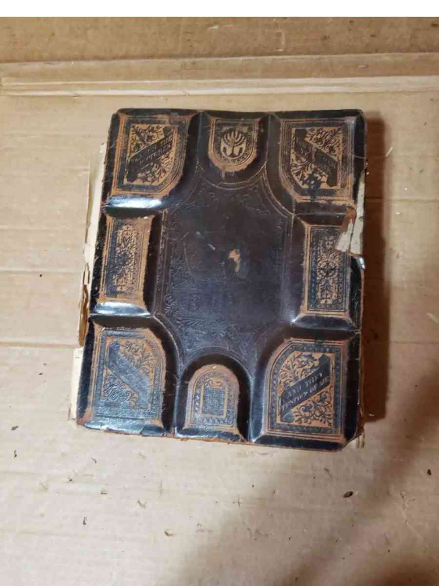 1870 Holy Bible Old  New Testaments Large Antique - San Antonio, Texas - FleaMarketBay