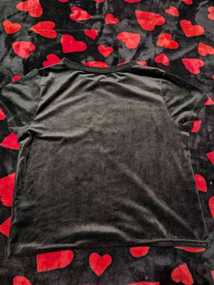 Black velour juicy couture shirt - Neosho, Missouri - FleaMarketBay