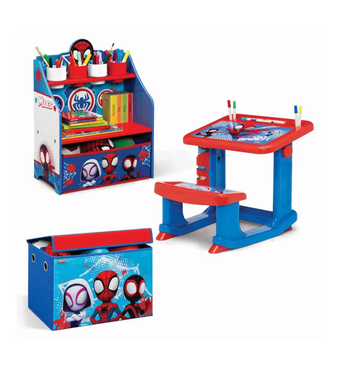 Spidey and His Amazing Friends 3Piece Art  Play Toddler Room - Stockton, California - FleaMarketBay