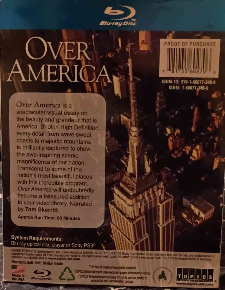 Over America Bluray - Shamokin, Pennsylvania - FleaMarketBay