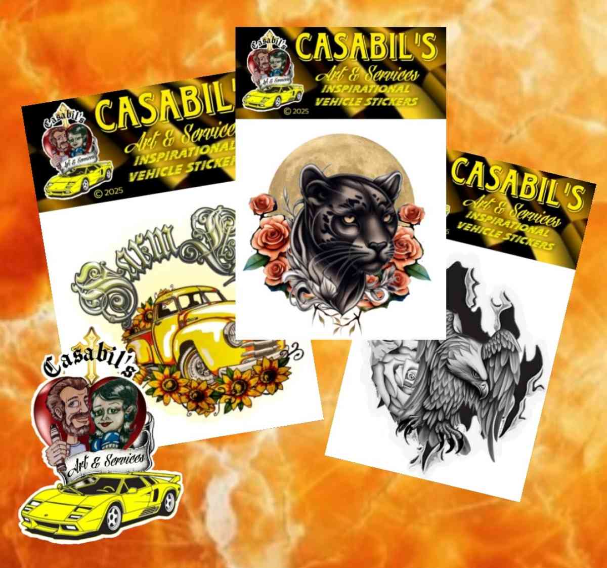 Car Stickers - Abilene, Kansas