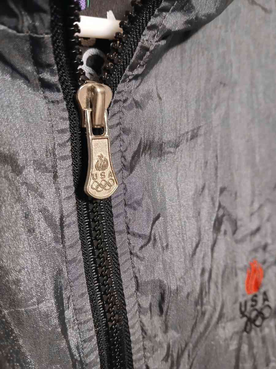 Vintage 90s USA Olympics Team Jcpenny Mens Large Windbreaker - Jackson, Michigan - FleaMarketBay