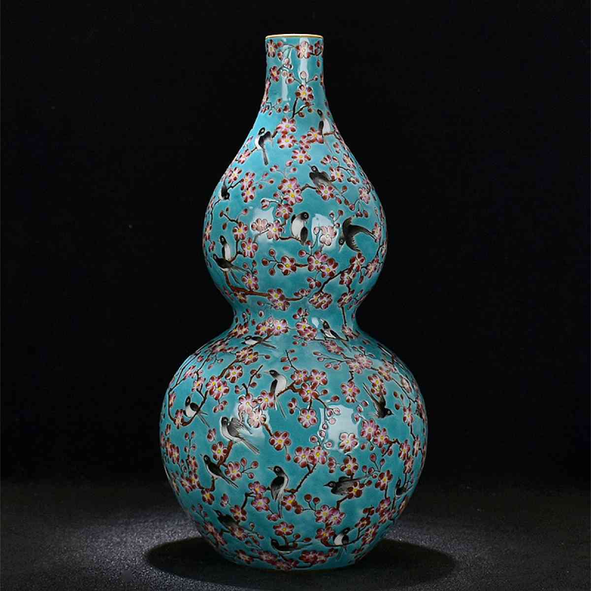 Chinese handpainted famille rose porcelain vase antique porc - Alicia, Arkansas - FleaMarketBay