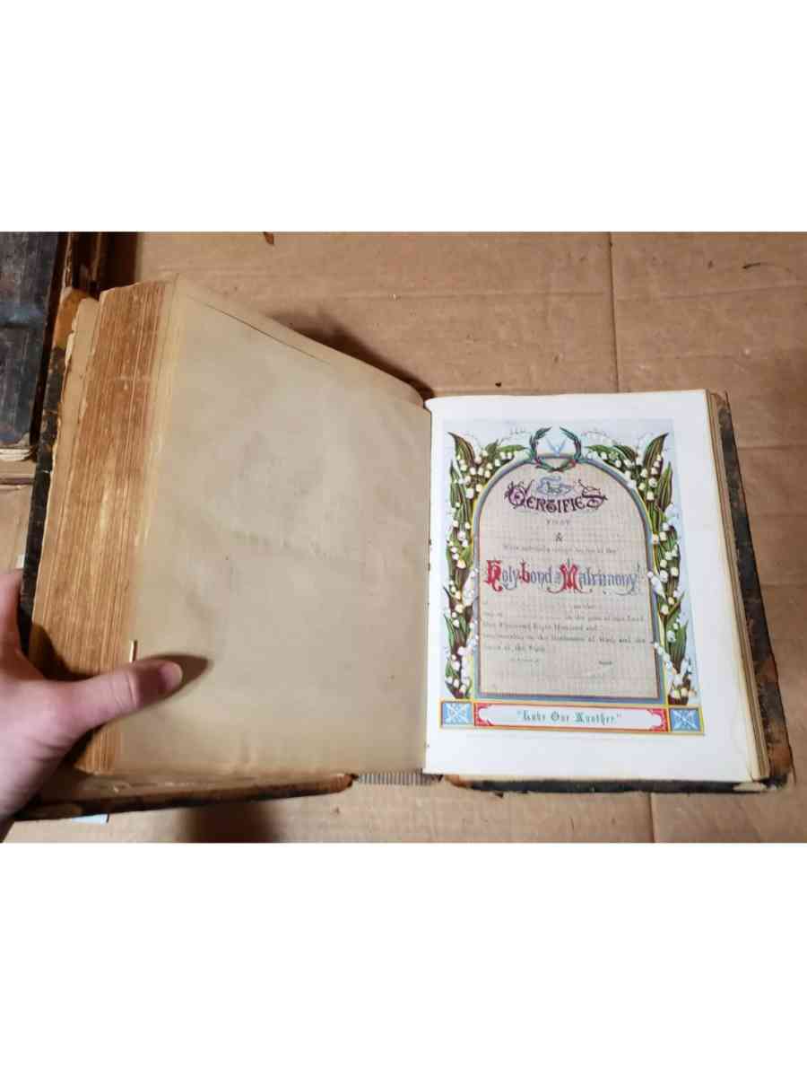 The Holy Bible  Philadelphia William W Harding 1876 - San Antonio, Texas - FleaMarketBay