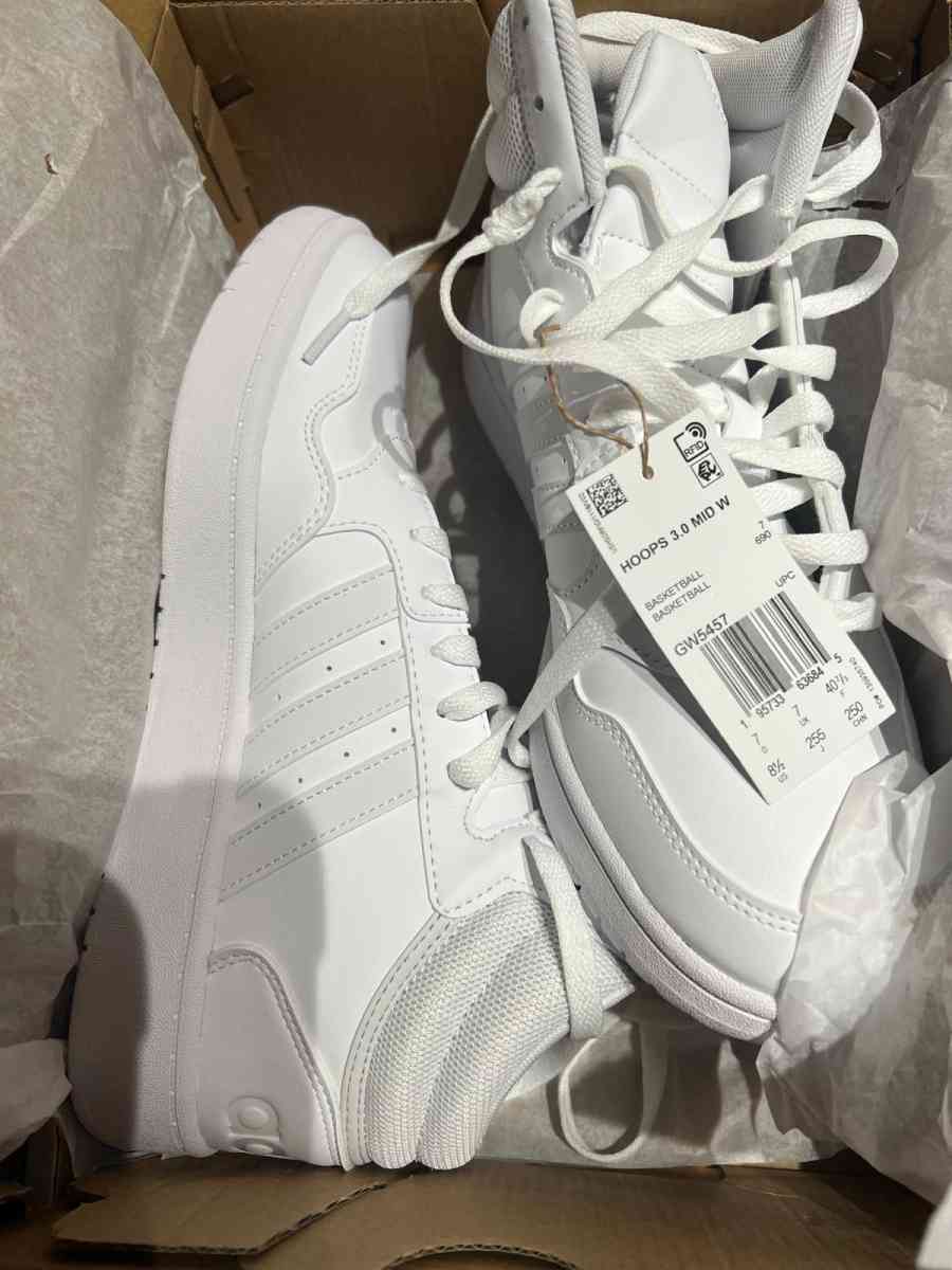 Adidas Womens Hoops 30 Mid Classic Shoes Size 8