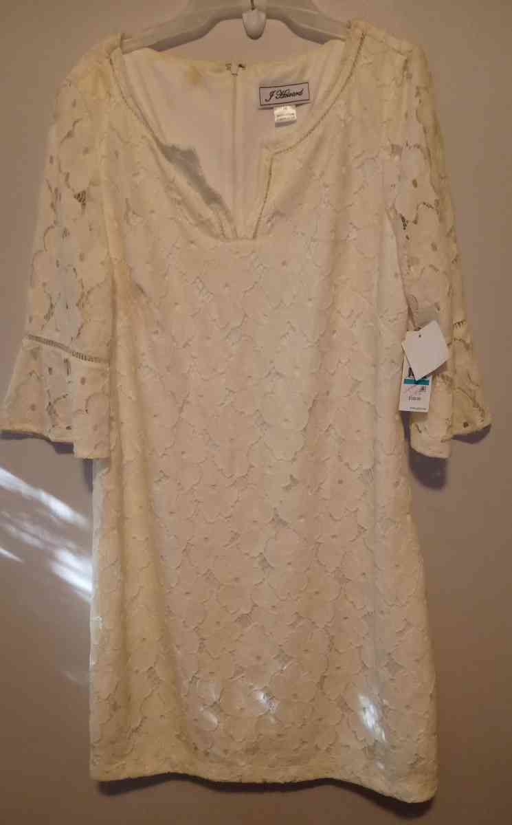 Ladies long Sleeve Ivory Dress - Lithonia, Georgia - FleaMarketBay