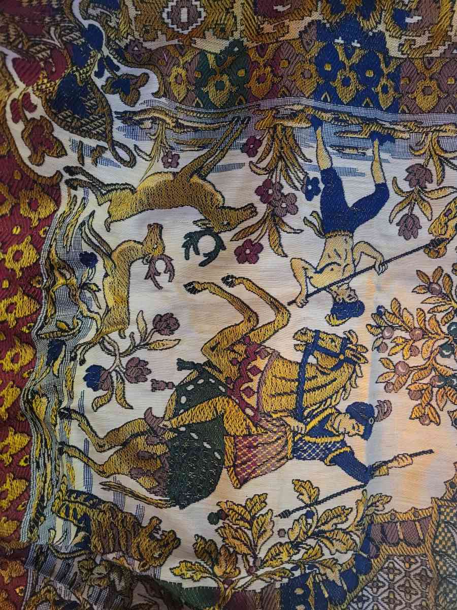 Embroidered Persian Tapestry Tablecloth Blanket Wall Decor - Frederick, Maryland