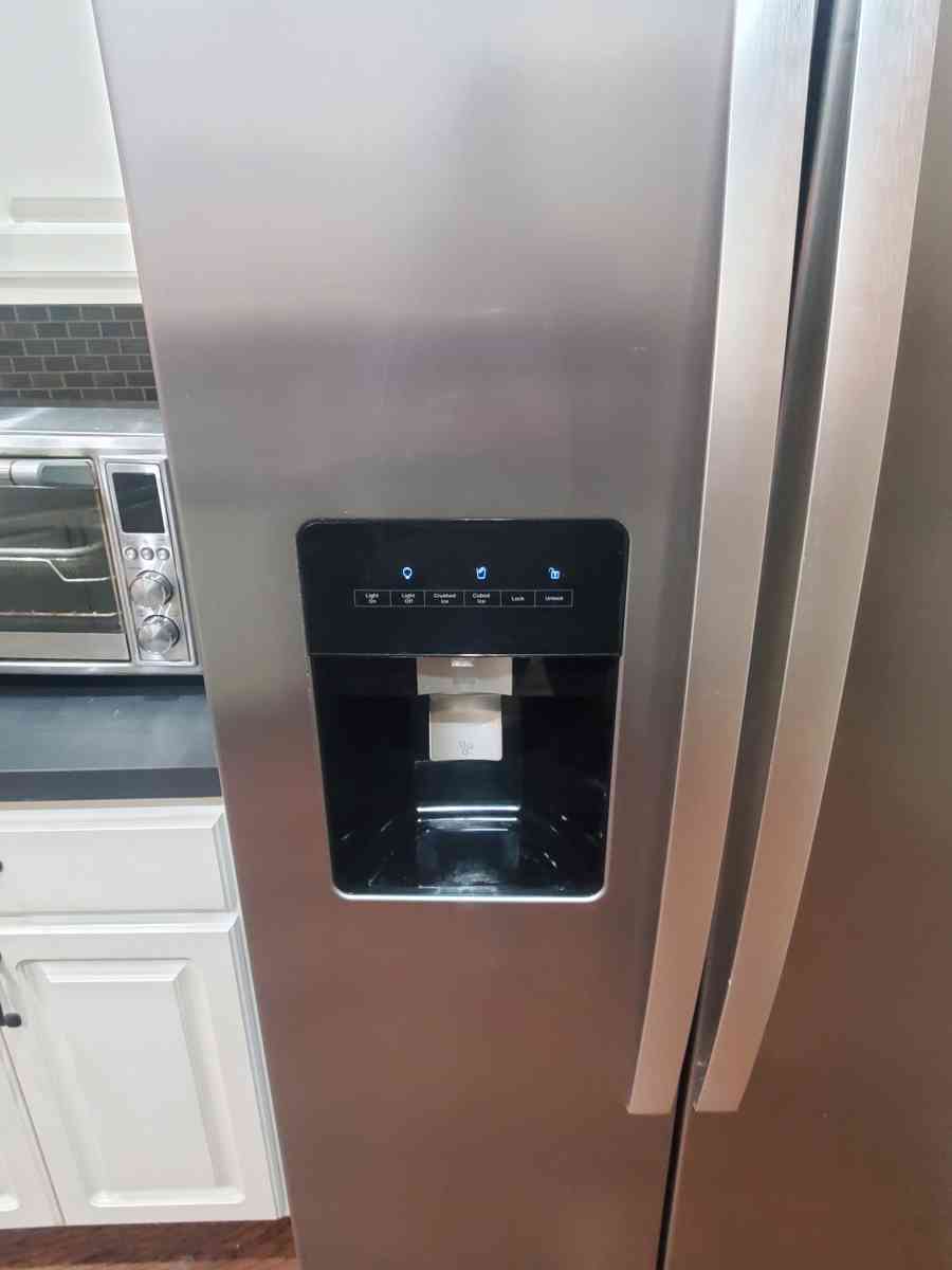 Whirlpool  Stainless Steel Front Doors  Refrigerator Freezer - Plano, Texas - FleaMarketBay