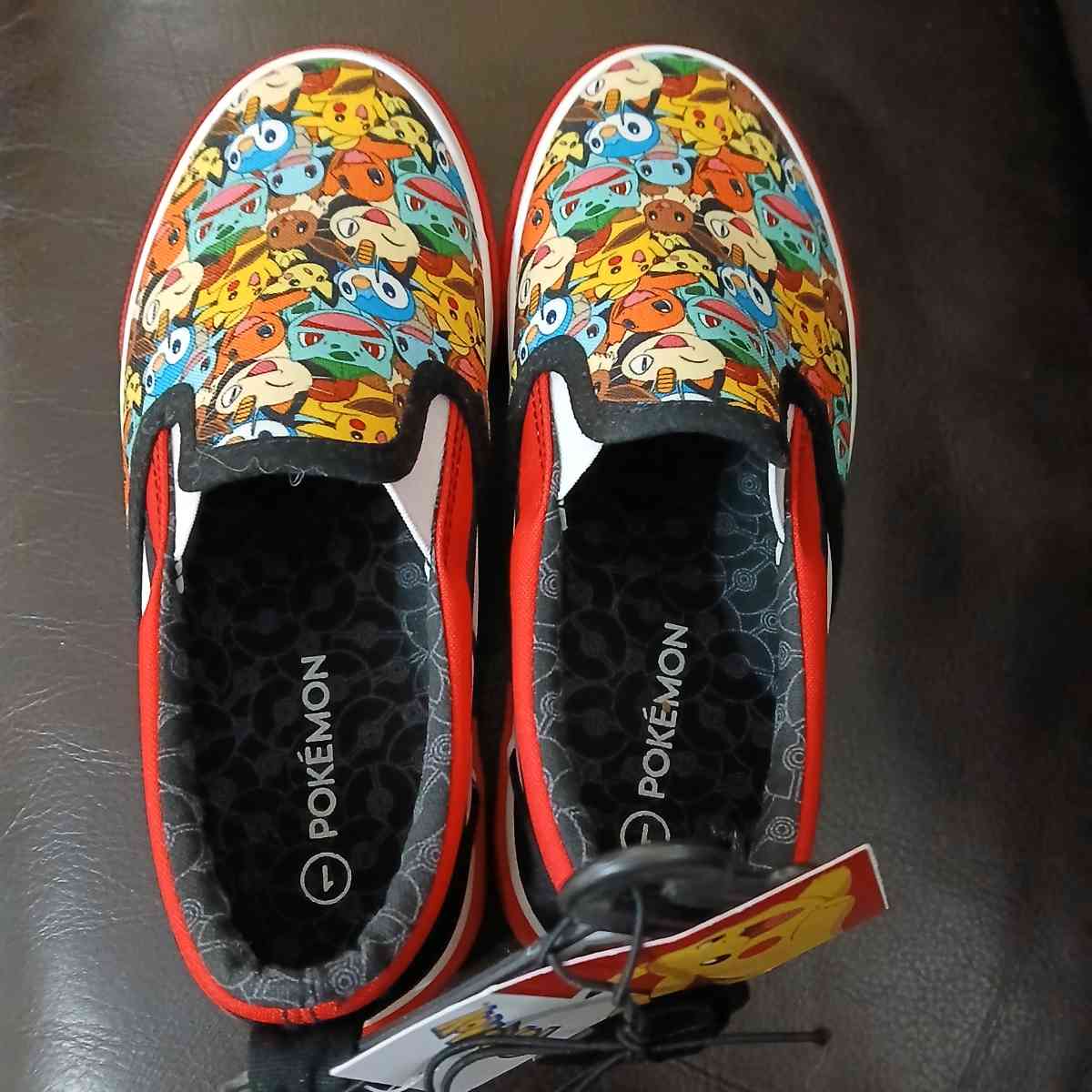 Pokemon slip on shoes youth size 1 - Indianapolis, Indiana - FleaMarketBay