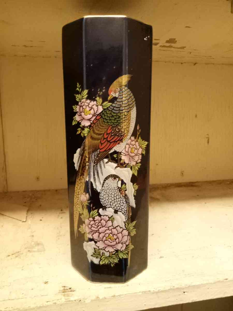 Vintage Cobalt Blue Japanese Vase - Yazoo City, Mississippi