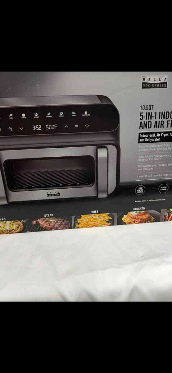 New Open box   bella PRO  105qt Touchscreen 5in1 Indoor Gril - Manassas, Virginia