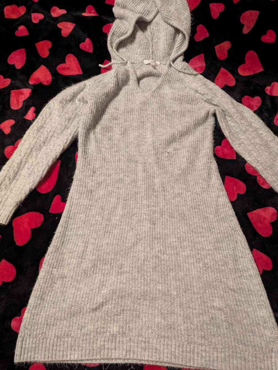 Grey Hoodie Dress