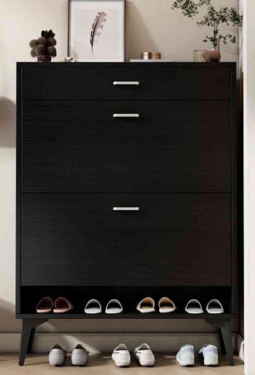 black shoe cabinet - Tempe, Arizona - FleaMarketBay