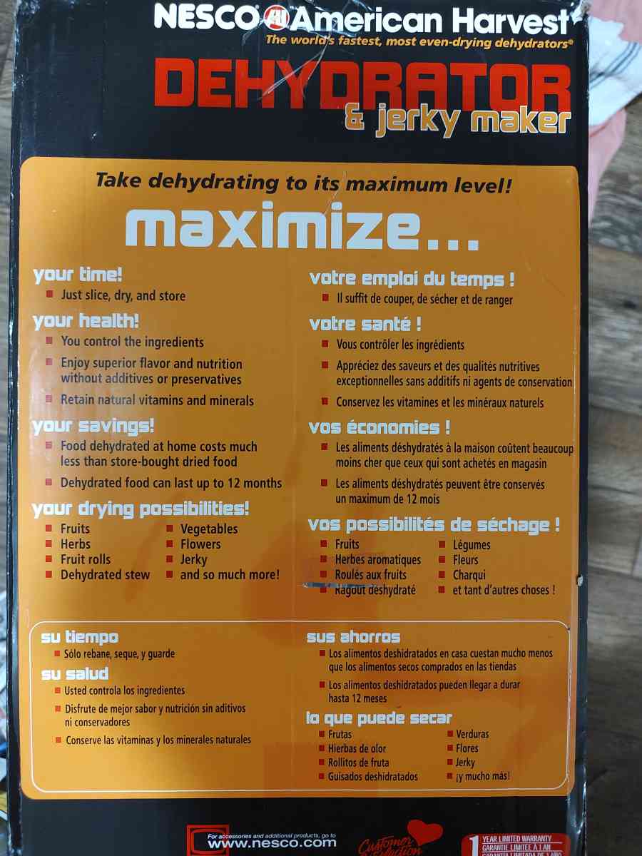 dehydrator and jerky maker - Conway, South Carolina