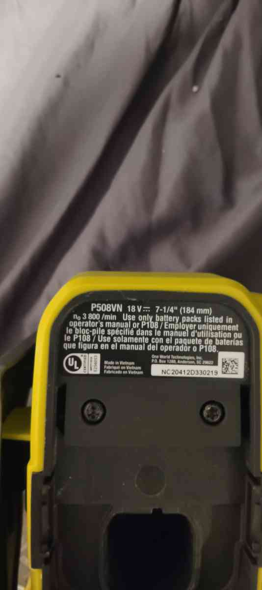 Ryobi circular saw - Antioch, Tennessee - FleaMarketBay