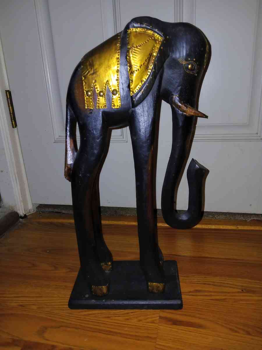 Vintage Handcrafted Elephant - Coeur D Alene, Idaho - FleaMarketBay