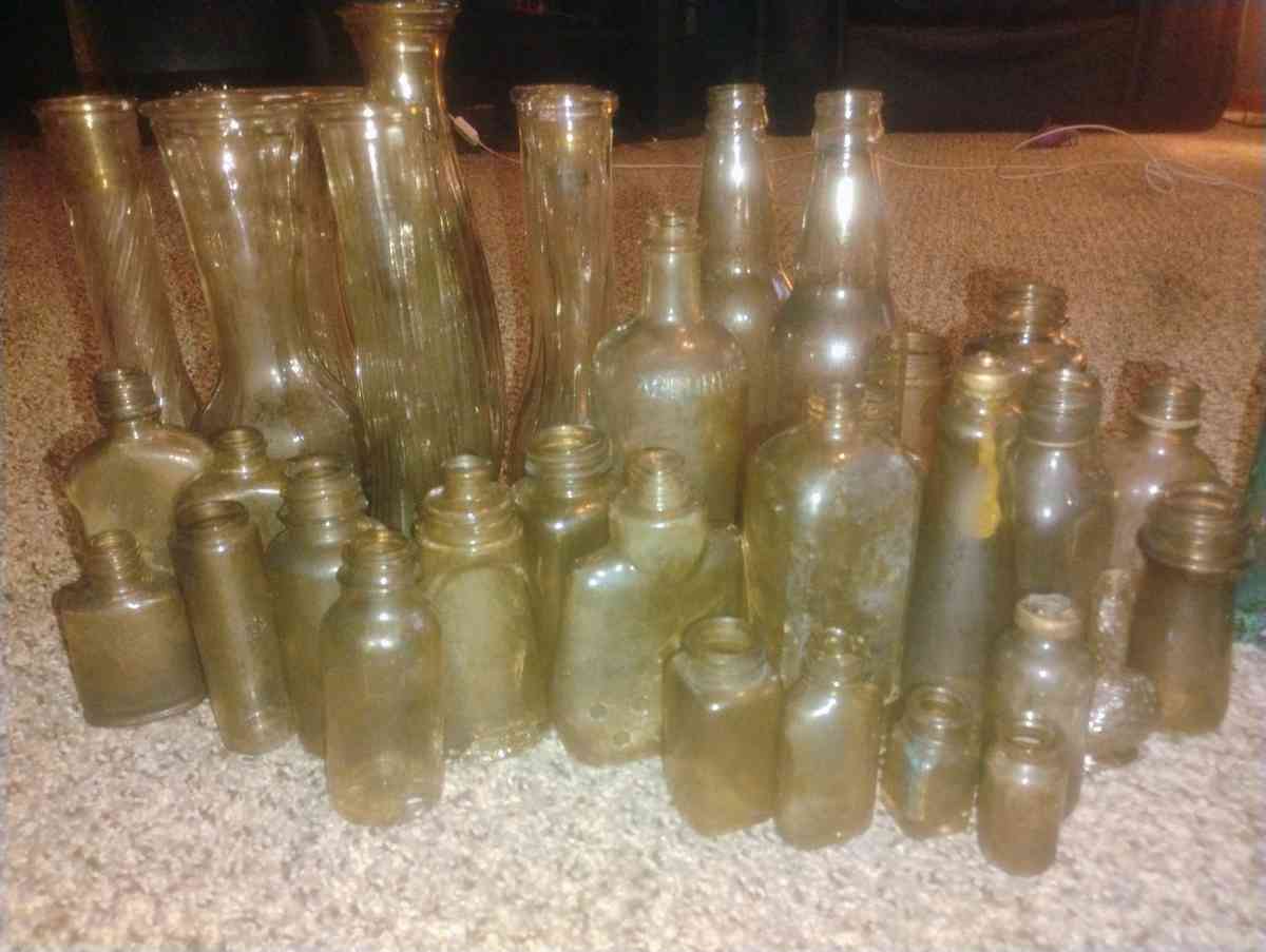 clear glass bottles - Missouri Valley, Iowa