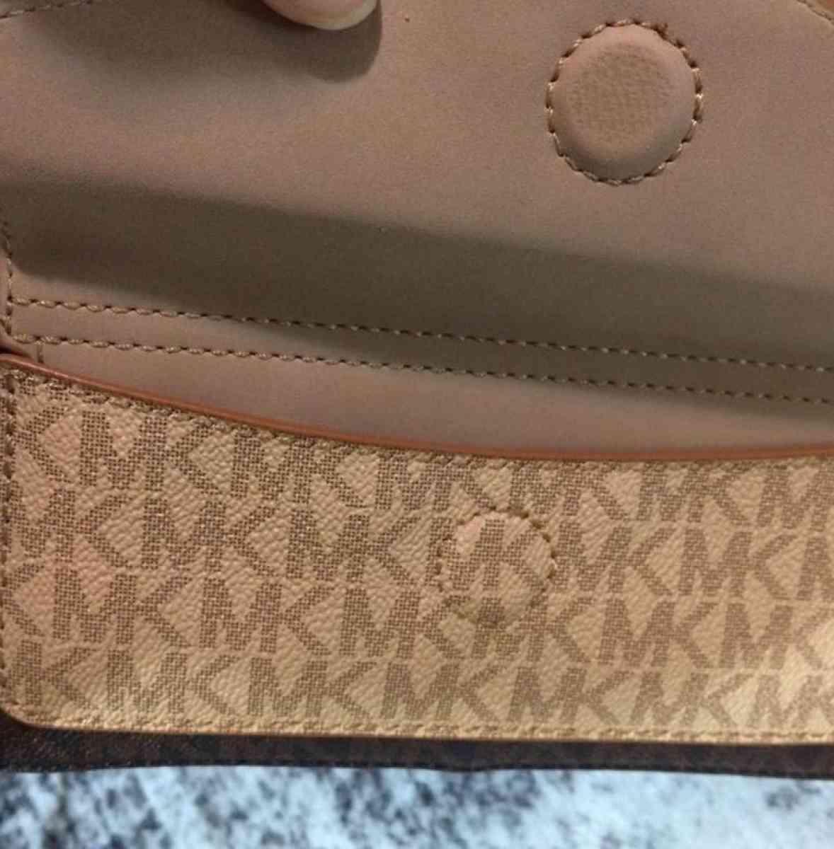 Michael Kors Fanny pack Belt Bag Leather Brown Signature MK - Chicago Heights, Illinois - FleaMarketBay