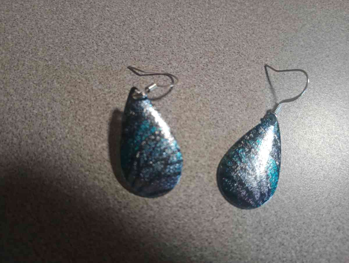 Butterfly Wing Womens Earrings - Cottondale, Alabama - FleaMarketBay