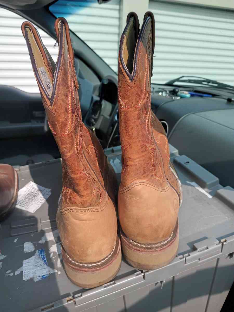 double H square steel toe work boots - Grimes, Iowa - FleaMarketBay