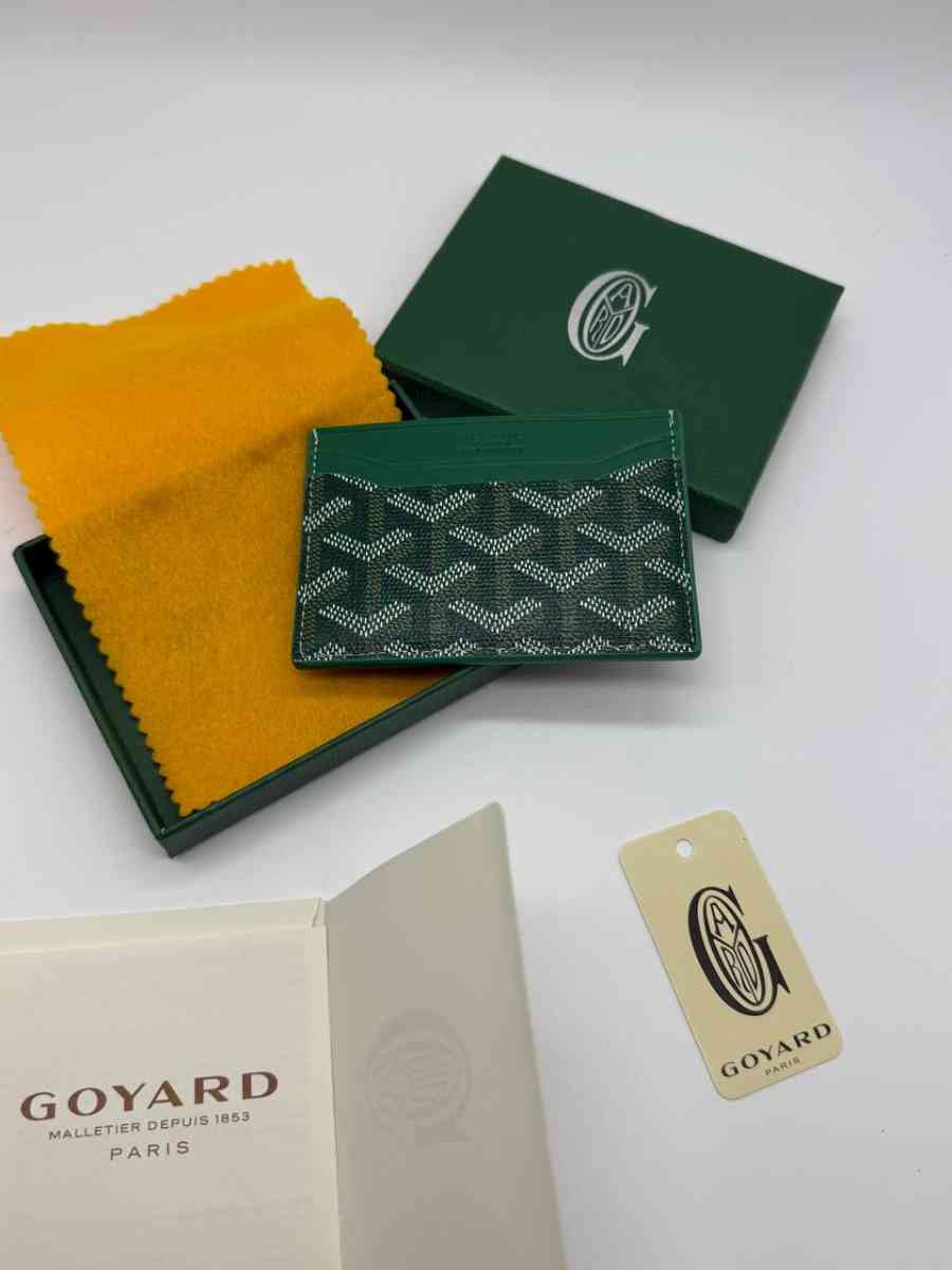 Green Goyard Card Holder - Corpus Christi, Texas