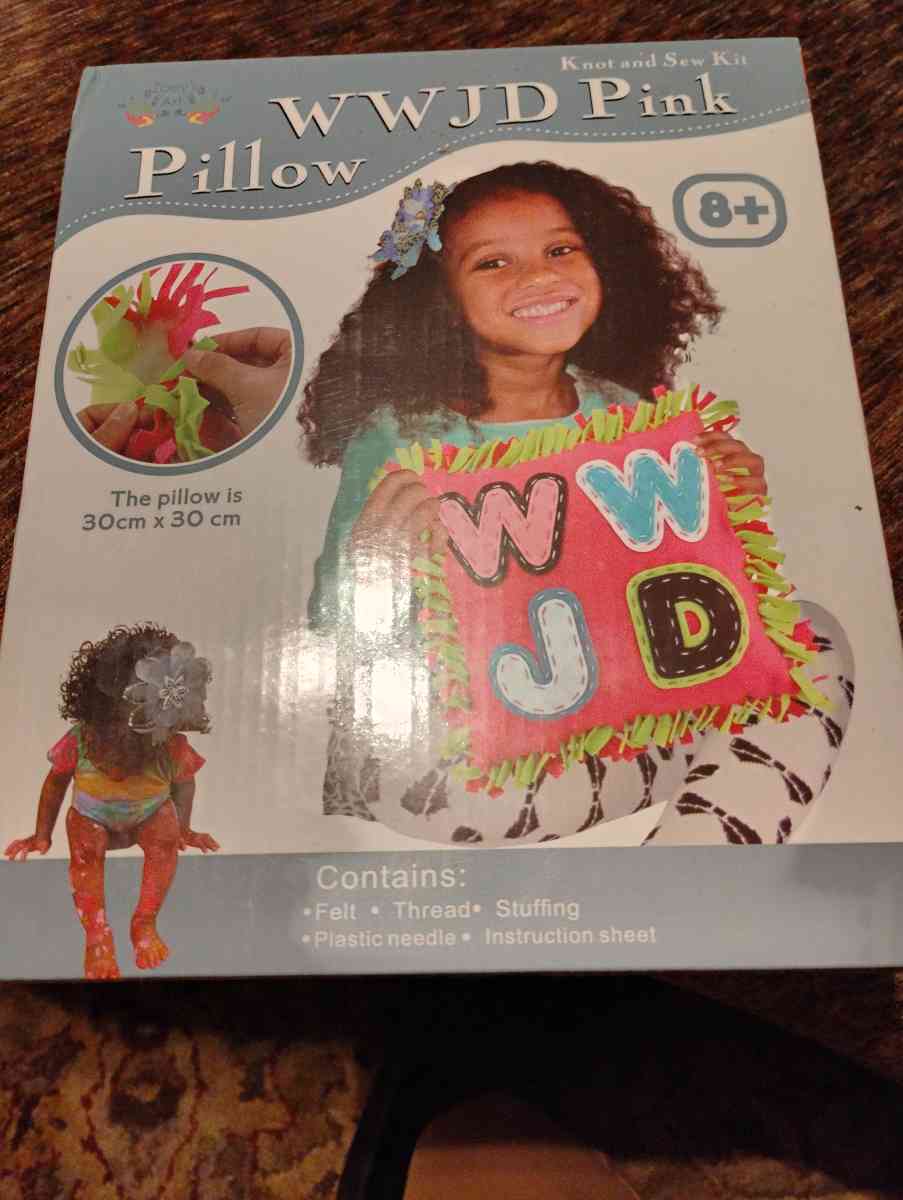 WWJD Pink Pillow - South River, New Jersey - FleaMarketBay