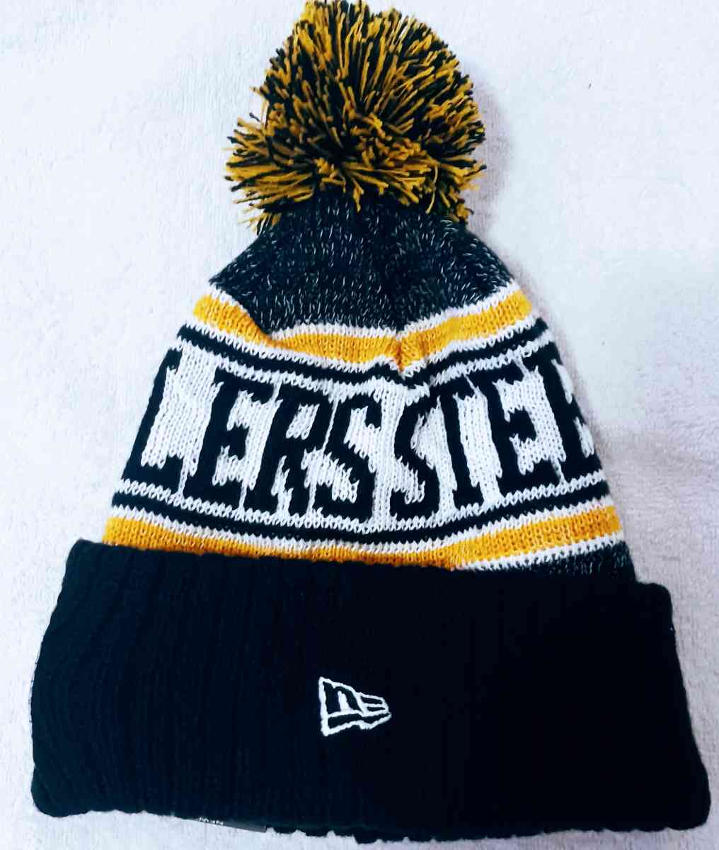 Beanie Pom Pom Pittsburgh Steelers Winter Hat - Manheim, Pennsylvania - FleaMarketBay