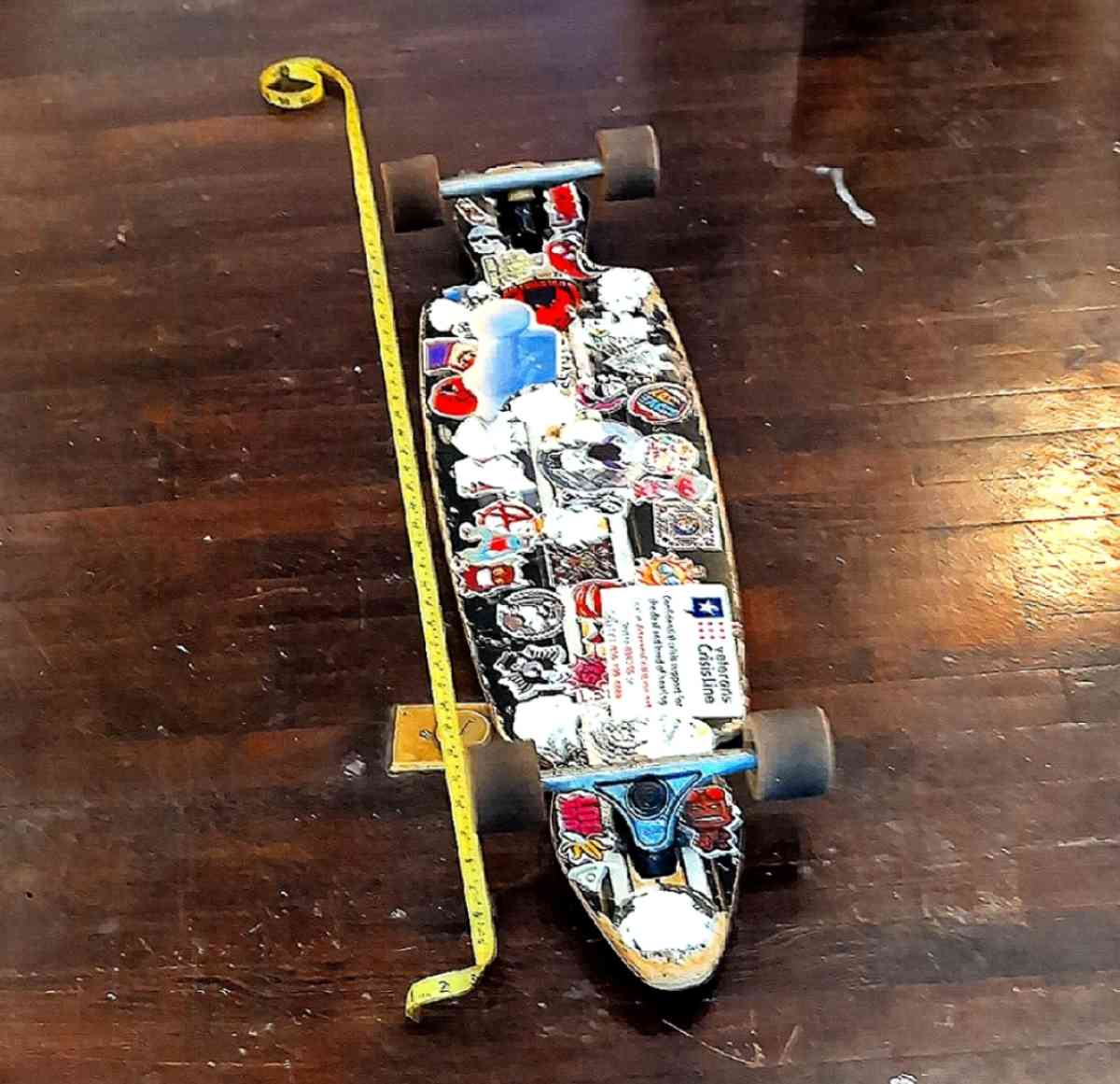 Long Board with Stickers - Ross, Ohio