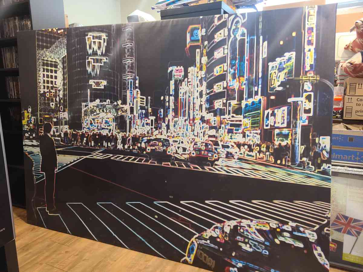 Very Large 56x79 Retro Canvas Art - Philadelphia, Pennsylvania - FleaMarketBay