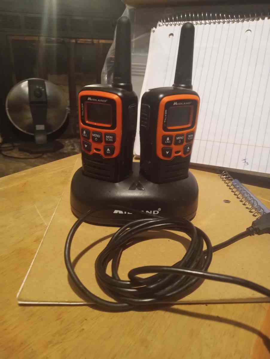 MIDLAND 2 way radios 22 channels with weather alert